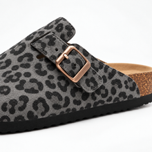 Leopard Suede Clogs
