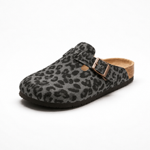 Leopard Suede Clogs