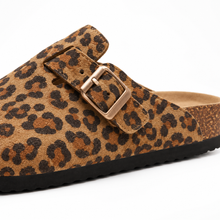 Leopard Suede Clogs